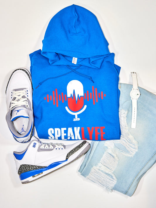 Electric Blue Mic Hoodie