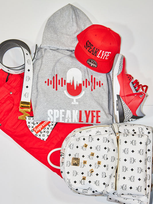 Grey Speak Lyfe Tee